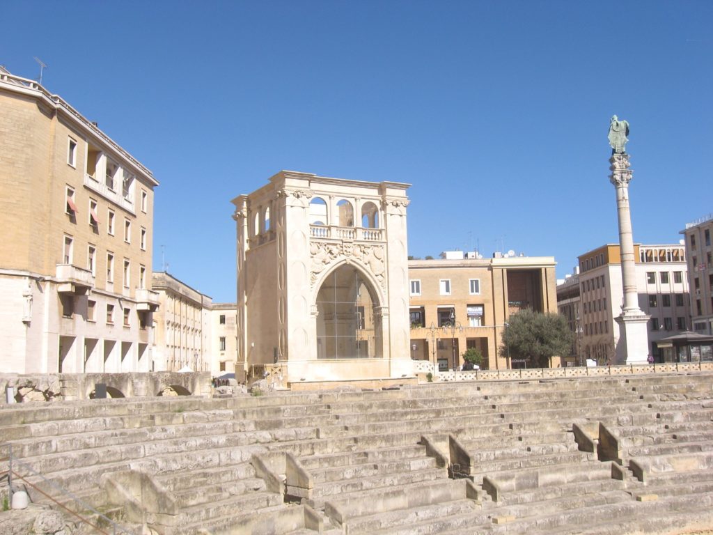 Le mythique amphithéâtre de Lecce